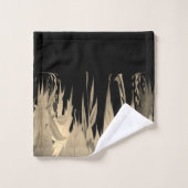 Classy Gold Leaf-ontwerp Bad Handdoek (Wasdoekje)