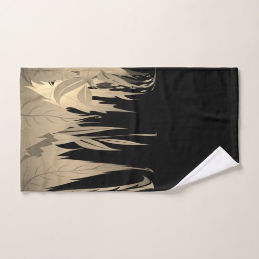 Classy Gold Leaf-ontwerp Bad Handdoek (Handdoek)