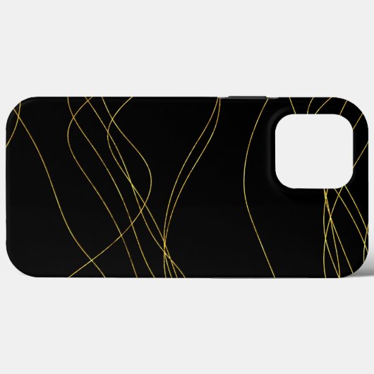 Classy Gold Lines Case-Mate iPhone Case (Achterkant (horizontaal))