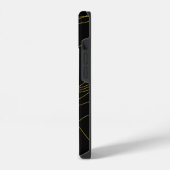 Classy Gold Lines iPhone Hoesje (Linkerkant)