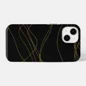 Classy Gold Lines iPhone Hoesje (Achterkant horizontaal)