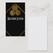 Classy Gold Logo Visitekaartje (Voorkant / Achterkant)