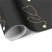 Classy Gold Medical Thema Cadeaupapier (Rol Hoek)