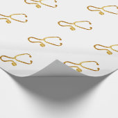Classy Gold Medical Thema Cadeaupapier (Hoek)