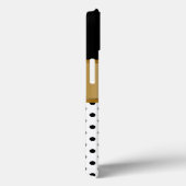 Classy Gold Monogram Case-Mate iPhone Case (Achterkant / Rechts)