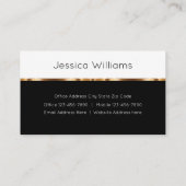 Classy Gold onroerend goed titel bedrijf Visitekaartje (Achterkant)