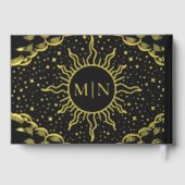 Classy Gold Tarot Kaart Wedding Guest Book Gastenboek (Achterkant)