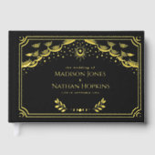 Classy Gold Tarot Kaart Wedding Guest Book Gastenboek (Voorkant)