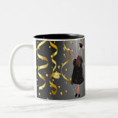 Classy Gold | Trots Meisje Speciaal Afstuderen Aan Tweekleurige Koffiemok (Links)