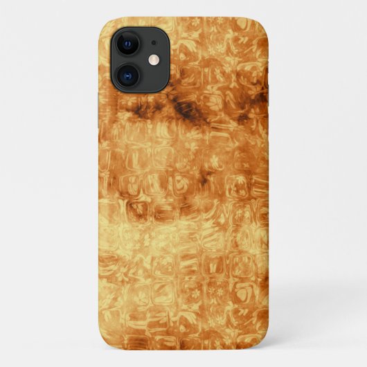 Classy Golden Daisy Reflections Abstract Case-Mate iPhone Case (Achterkant)