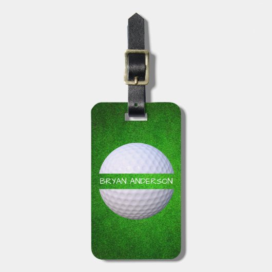 Classy Golf Bagagelabel (Voorkant verticaal)