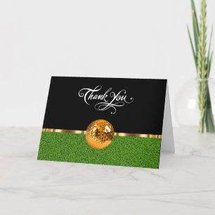 Classy Golf Ball Theme Business Hartelijk dank Bedankkaart