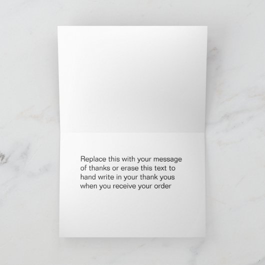 Classy Golf Ball Theme Zakelijke bedankkaarten Bedankkaart (Binnen)