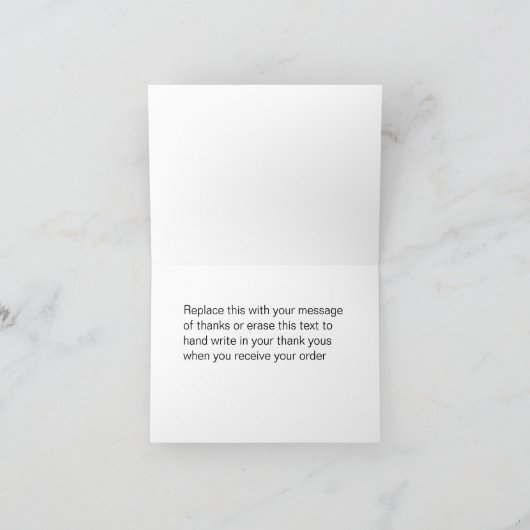 Classy Golf Business Bedankt Kaarten (Binnen)