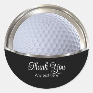 Classy Golf Event Theme Dank u Stickers