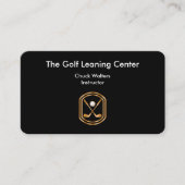 Classy Golf Theme Visitekaartje (Voorkant)