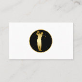 Classy Golf Visitekaartjes (Achterkant)