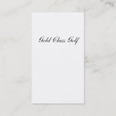 Classy Golf-Visitekaartjes Visitekaartje (Achterkant)