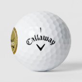 Classy Golfers Goud Monogram Golfballen (Logo)