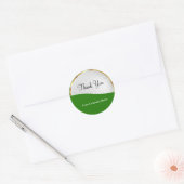 Classy golfthema Dank u Stickers (Envelop)