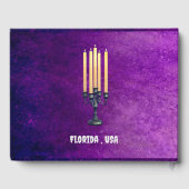 Classy Gotische Bruiloft Gastenboek (Achterkant)