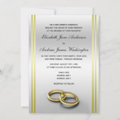 Classy Goud & Zilver, Trouwringen Trouwen Kaart (Voorkant)