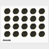 Classy Gouden Inkt Body Butter Labels (Vel)
