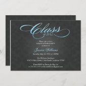 Classy Graduation Party Kaart (Voorkant / Achterkant)