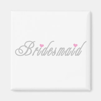 Classy Grays Bridesmaid Magneet