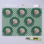 Classy Green Polka Dot Pattern Tissuepapier (Craft)