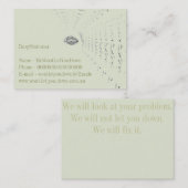 Classy Green Visitekaartje (Voorkant / Achterkant)