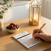 Classy Greeny Ramadan 3 maaltijden per dag Planner Post-it® Notes