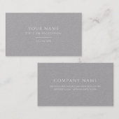 Classy Grey Visitekaartje (Voorkant / Achterkant)
