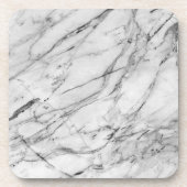 Classy Grey & White Marble Design Onderzetter Set (Voorkant)