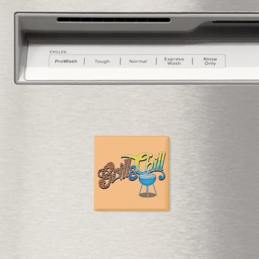 Classy Grillin' Magneet (Insitu (Vaatwasser))