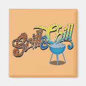Classy Grillin' Magneet (Voorkant)