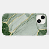 Classy Groen Goud Marmeren Patroon iPhone / Androi Case-Mate iPhone Case (Achterkant (horizontaal))