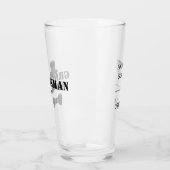 Classy Groomsman Mustache Top Hat Custom Glas (Links)