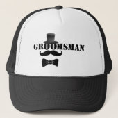 Classy Groomsman Trucker Pet (Voorkant)