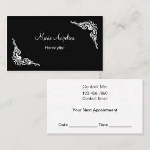 Classy Haarstylist Afspraak Visitekaartjes Nieuw