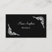 Classy Haarstylist Afspraak Visitekaartjes Nieuw (Voorkant)