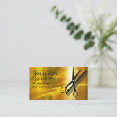 Classy Haarstylist Afspraakkaarten Ontwerp Visitekaartje (Staand voorkant)