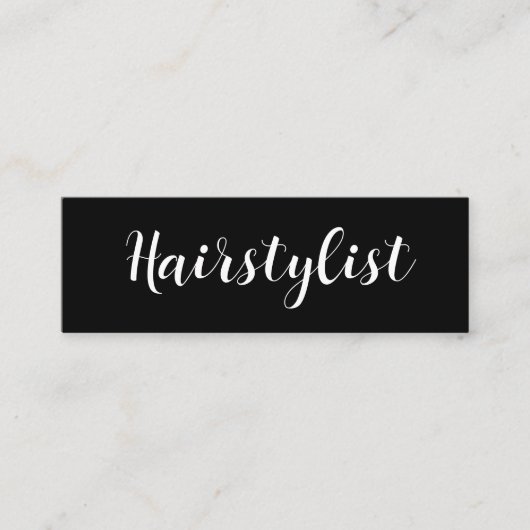 Classy Haarstylist Appointment Visitekaartjes (Voorkant)