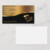 Classy Haarstylist Beauty Visitekaartjes (Voorkant / Achterkant)