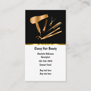Classy Hair Beauty Services Visitekaartjes