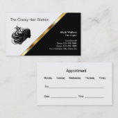 Classy Hair Salon Visitekaartje (Voorkant / Achterkant)