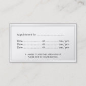 Classy Hair Stylist Appointment Visitekaartje Afsprakenkaartje (Achterkant)