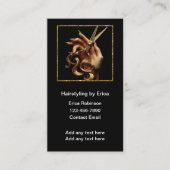 Classy Hair Stylist Klant Afspraakkaarten Visitekaartje (Voorkant)