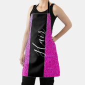 Classy Hair Stylist Pink Paars Glitter Ombre Schort (Insitu)