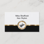 Classy Hair Stylist Visitekaartje Design (Voorkant)